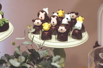 A sculpted chocolate owl showpiece