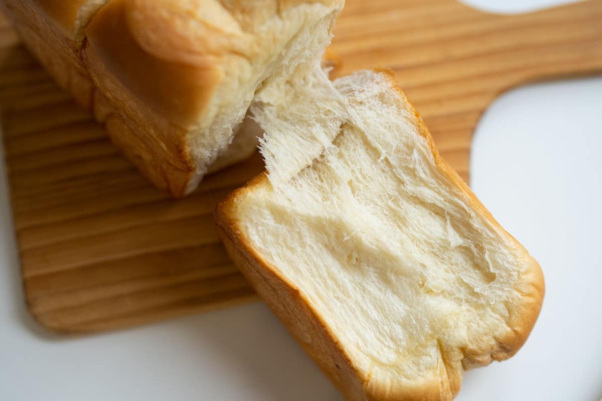 Feathery-soft milk bread made with a tangzhong